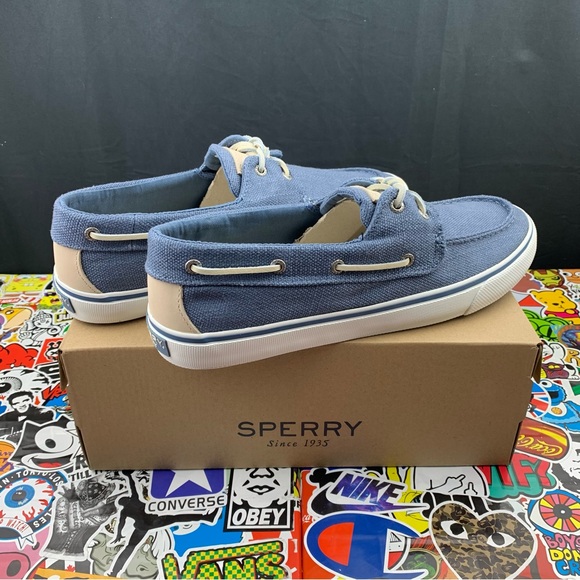 Sperry Bahama 2 Hemp Blue Men's Various Sizes - Picture 2 of 13